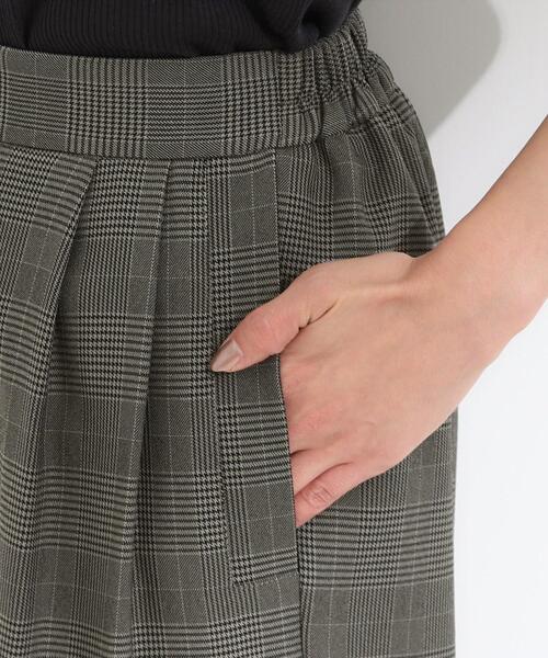 DRESKIP（ドレスキップ）の「【S-LL/セットアップ可/洗濯後しわになりにくい】きちんと見え タックワイドパンツ（その他パンツ・レディース・ダークブラウン/グレー系1/グレー・01/02/03/04）」の15枚目の写真