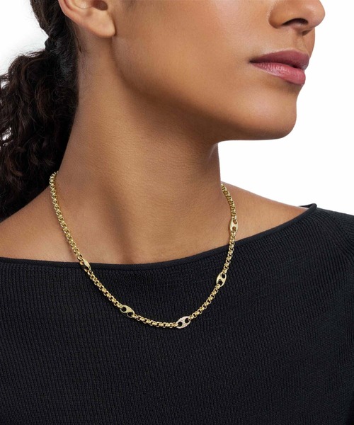 EMPORIO ARMANI（エンポリオアルマーニ）の「エンポリオ・アルマーニ アクセサリー レディース ネックレス ゴールド EGS3269710（ネックレス・レディース・ゴールド・FREE）」の7枚目の写真