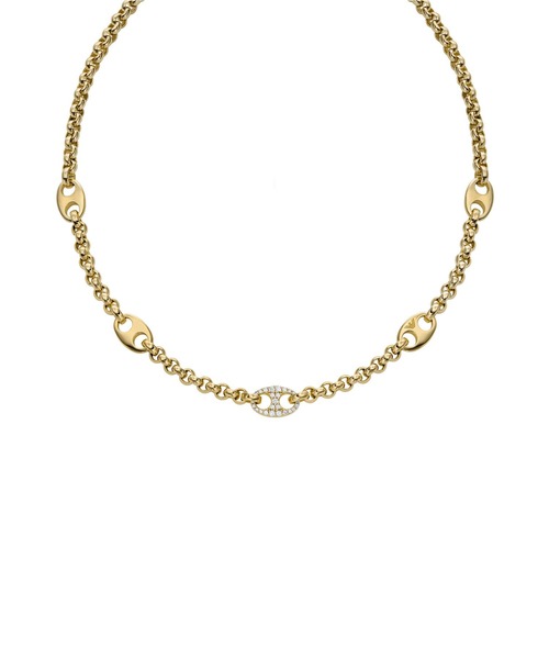 EMPORIO ARMANI（エンポリオアルマーニ）の「エンポリオ・アルマーニ アクセサリー レディース ネックレス ゴールド EGS3269710（ネックレス・レディース・ゴールド・FREE）」の5枚目の写真