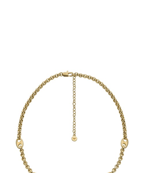 EMPORIO ARMANI（エンポリオアルマーニ）の「エンポリオ・アルマーニ アクセサリー レディース ネックレス ゴールド EGS3269710（ネックレス・レディース・ゴールド・FREE）」の4枚目の写真