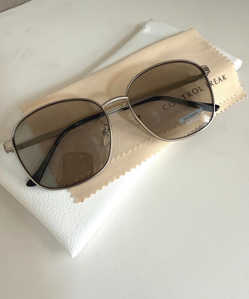 Casselini（キャセリーニ）の「メタル細フレーム サングラス（サングラス・レディース・グレー/ブラウン・ONE SIZE）」の2枚目の写真