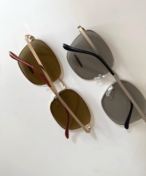 Casselini（キャセリーニ）の「メタル細フレーム サングラス（サングラス・レディース・グレー/ブラウン・ONE SIZE）」の8枚目の写真