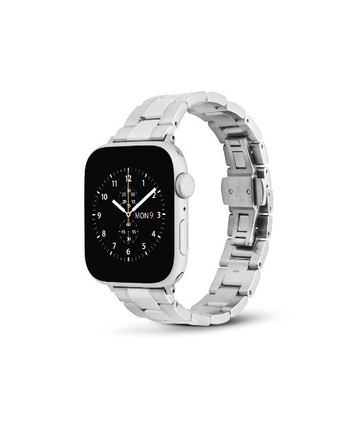 Daniel Wellington(ダニエルウェリントン)の「アップルウォッチ メッシュストラップ Smart Watch Link Strap 20mm シルバー/ブラック(アナログ腕時計・レディース・シルバー/ブラック・20mm)」の6枚目の写真