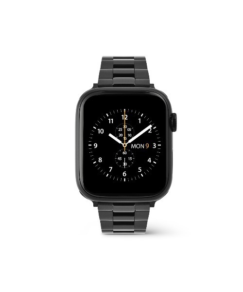 Daniel Wellington(ダニエルウェリントン)の「アップルウォッチ メッシュストラップ Smart Watch Link Strap 20mm シルバー/ブラック(アナログ腕時計・レディース・シルバー/ブラック・20mm)」の3枚目の写真