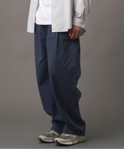 DANTON パンツ MEN'S HEAVY TWILL 2TUCK EASY PANTS（その他パンツ）｜DANTON