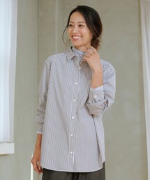 エステネージュストライプ シャツ ブラウス
