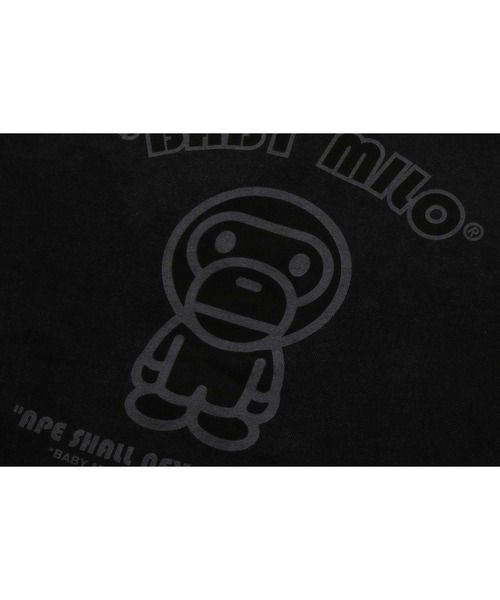 A BATHING APE（アベイシングエイプ）の「GARMENT DYE BABY MILO RELAXED FIT CREWNECK SWEATSHIRT（スウェット・メンズ・グリーン/ブラウン・MEDIUM/X-LARGE/LARGE/SMALL/XX-LARGE）」の6枚目の写真