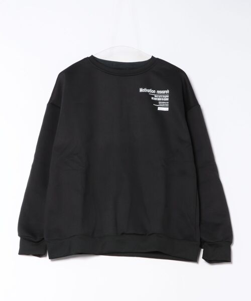 Lace Ladies（レースレディース）の「クルーネック バックプリント オーバーサイズ スウェット プルオーバー（スウェット・レディース・ブラック/ダークグレー/ライトグレー・XL/M）」の11枚目の写真
