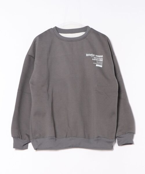 Lace Ladies（レースレディース）の「クルーネック バックプリント オーバーサイズ スウェット プルオーバー（スウェット・レディース・ブラック/ダークグレー/ライトグレー・XL/M）」の10枚目の写真