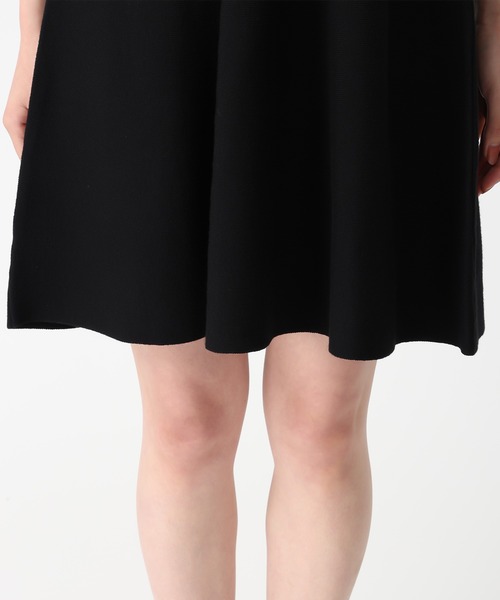 31 Sons de mode（トランテアン　ソン　ドゥ　モード）の「2025秋冬新作 肩リボンミニニットワンピース（ワンピース・レディース・ブラウン/ブラック・ﾌﾘ-）」の6枚目の写真