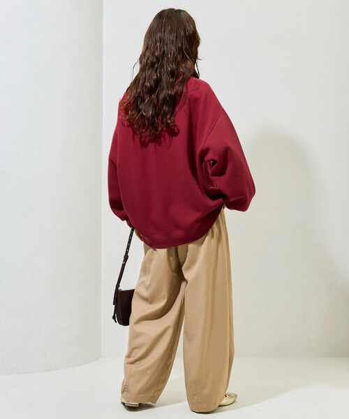 限定展開 ポロ襟 スウェット プルオーバー（スウェット