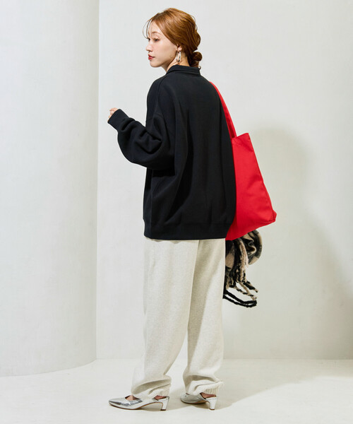 セール】限定展開 ポロ襟 スウェット プルオーバー（スウェット