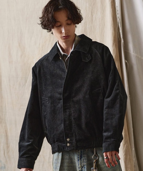 Bleme（ブレム）の「リラクシー スタンドネック コーデュロイ ブルゾン / スイングトップ（ブルゾン・メンズ・ブラック/ブラウン・XL/L/M/S）」の6枚目の写真