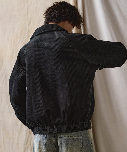 Bleme リラクシー スタンドネック コーデュロイ ブルゾン リラクシー スタンドネック コーデュロイ ブルゾン / スイングトップ