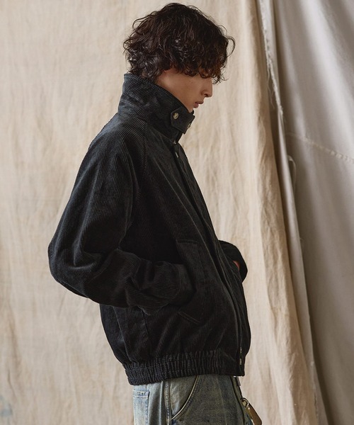 Bleme（ブレム）の「リラクシー スタンドネック コーデュロイ ブルゾン / スイングトップ（ブルゾン・メンズ・ブラック/ブラウン・XL/L/M/S）」の15枚目の写真