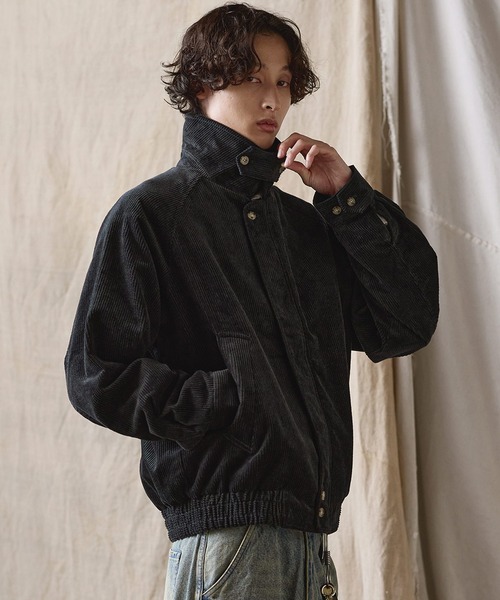 Bleme（ブレム）の「リラクシー スタンドネック コーデュロイ ブルゾン / スイングトップ（ブルゾン・メンズ・ブラック/ブラウン・XL/L/M/S）」の18枚目の写真