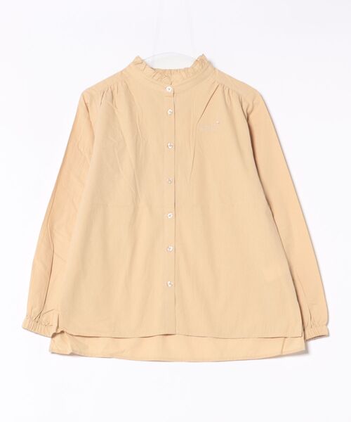 Arnold Palmer（アーノルドパーマー）の「プチフリル バンドカラー シャツブラウス（シャツ/ブラウス・レディース・クリーム/ブルー/ブラウン・L/M/S）」の21枚目の写真