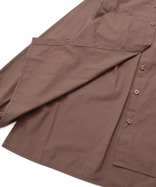 Arnold Palmer（アーノルドパーマー）の「プチフリル バンドカラー シャツブラウス（シャツ/ブラウス・レディース・クリーム/ブルー/ブラウン・L/M/S）」の16枚目の写真