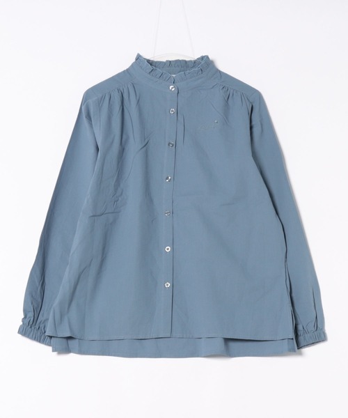 Arnold Palmer（アーノルドパーマー）の「プチフリル バンドカラー シャツブラウス（シャツ/ブラウス・レディース・クリーム/ブルー/ブラウン・L/M/S）」の22枚目の写真