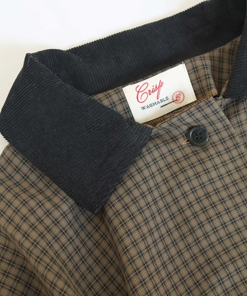 Crisp（クリスプ）の「コーデュロイカラーチェックジャケット（その他アウター・レディース・ブラウン/ブラック・FREE）」の22枚目の写真