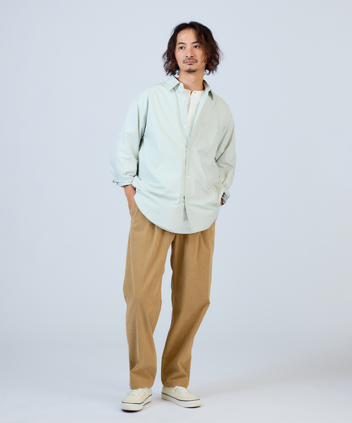 JOURNAL STANDARD relume(ジャーナルスタンダード レリューム)の「TECH ”SOLOTEX(R)” コーデュロイウォッシャブル イージースラックス(スラックス・メンズ・ブラウン/ブラック/ナチュラル/チャコールグレー/カーキ・X-LARGE/LARGE/MEDIUM/SMALL)」の8枚目の写真