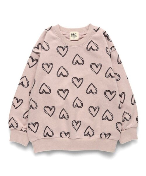 DRC branshes（ディーアールシーブランシェス）の「【WEB限定/DRC】アソートガールズグラフィック裏毛トレーナー（スウェット・キッズ・カラフル/サックスブルー/ピンク/その他1/その他2/ライトグリーン/オフホワイト/ブラック/アイボリー/ラベンダー・150/140/130/120/110/100）」の8枚目の写真