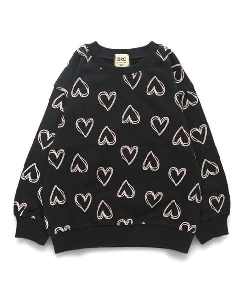 DRC branshes（ディーアールシーブランシェス）の「【WEB限定/DRC】アソートガールズグラフィック裏毛トレーナー（スウェット・キッズ・カラフル/サックスブルー/ピンク/その他1/その他2/ライトグリーン/オフホワイト/ブラック/アイボリー/ラベンダー・150/140/130/120/110/100）」の9枚目の写真