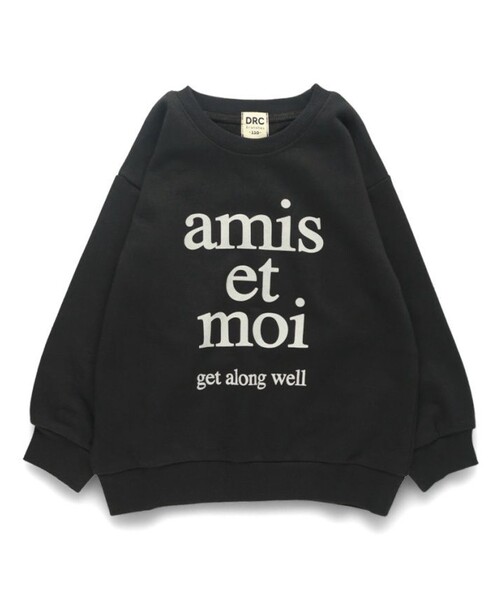 DRC branshes（ディーアールシーブランシェス）の「【WEB限定/DRC】アソートガールズグラフィック裏毛トレーナー（スウェット・キッズ・カラフル/サックスブルー/ピンク/その他1/その他2/ライトグリーン/オフホワイト/ブラック/アイボリー/ラベンダー・150/140/130/120/110/100）」の3枚目の写真