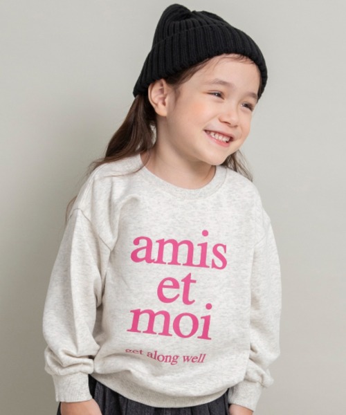 DRC branshes（ディーアールシーブランシェス）の「【WEB限定/DRC】アソートガールズグラフィック裏毛トレーナー（スウェット・キッズ・カラフル/サックスブルー/ピンク/その他1/その他2/ライトグリーン/オフホワイト/ブラック/アイボリー/ラベンダー・150/140/130/120/110/100）」の10枚目の写真