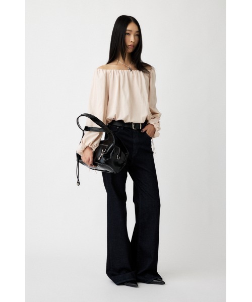 MOUSSY(マウジー)の「OFF SHOULDER PUFFY ブラウス(シャツ/ブラウス・レディース・ライトピンク/ホワイト/ブラック・FREE)」の15枚目の写真