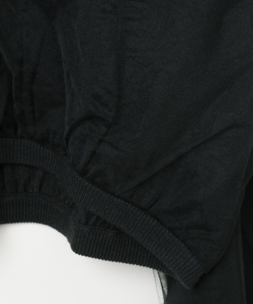 PAGEBOY(ページボーイ)の「チュールドッキングニットプルオーバー(Tシャツ/カットソー・レディース・グレー/オフホワイト/ブラック・FREE)」の9枚目の写真