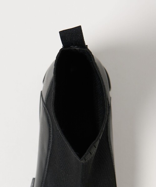 BEAUTY&YOUTH UNITED ARROWS(ビューティーアンドユースユナイテッドアローズ)の「ニット レザーライク ブーツ 撥水/晴雨兼用(ブーツ・レディース・ブラック・36/37/38)」の5枚目の写真