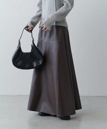 Lui's | フェイクレザーフレアロングスカート(スカート)