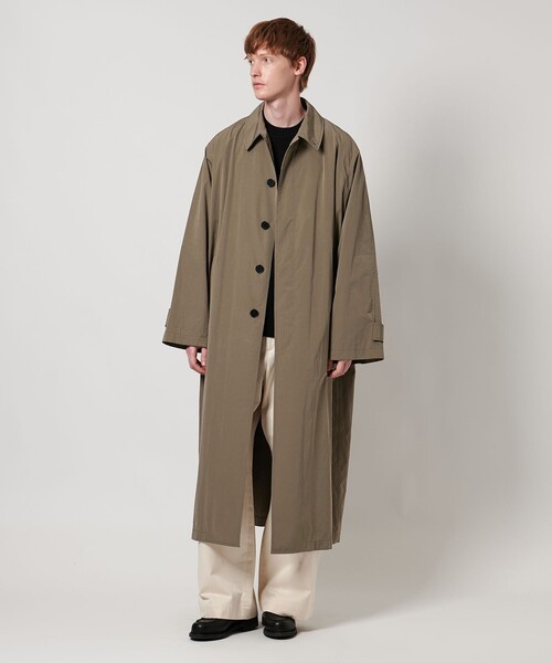 LOEFF（ロエフ）の「＜LOEFF＞バルカラー コート UNISEX（その他アウター・レディース・ブラック/モカ・2/0/1）」の9枚目の写真