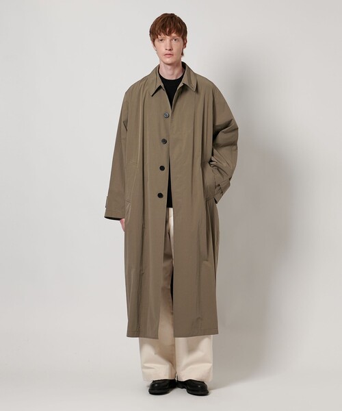 LOEFF（ロエフ）の「＜LOEFF＞バルカラー コート UNISEX（その他アウター・レディース・ブラック/モカ・2/0/1）」の10枚目の写真