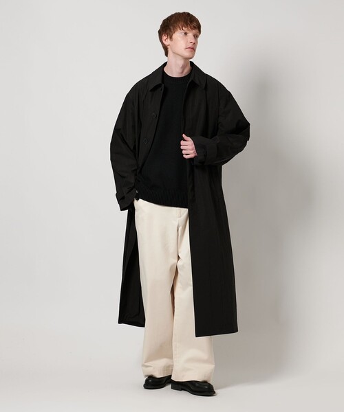 LOEFF（ロエフ）の「＜LOEFF＞バルカラー コート UNISEX（その他アウター・レディース・ブラック/モカ・2/0/1）」の12枚目の写真
