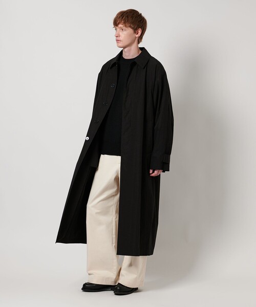 LOEFF（ロエフ）の「＜LOEFF＞バルカラー コート UNISEX（その他アウター・レディース・ブラック/モカ・2/0/1）」の13枚目の写真