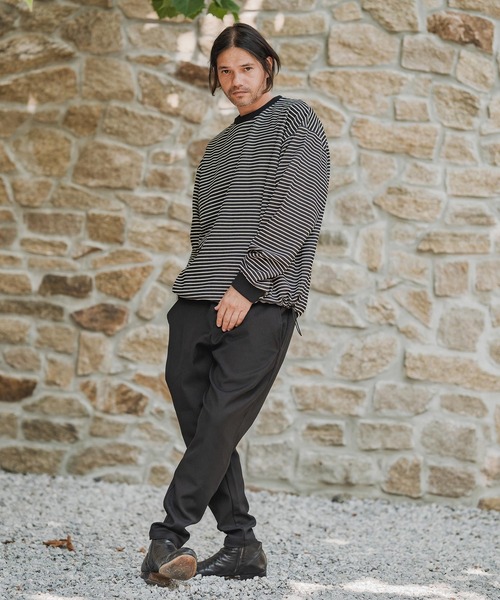 mp14209-ストレッチTRサルエルテーパードパンツ（その他パンツ