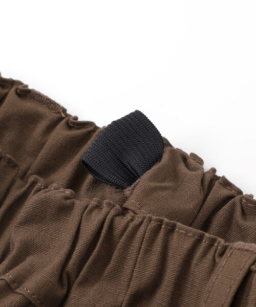 WASK（ワスク）の「コード付きダブル二―ワークパンツ(110~160cm)（その他パンツ・キッズ・ネイビー/ブラウン・140cm/130cm/150cm/160cm）」の16枚目の写真