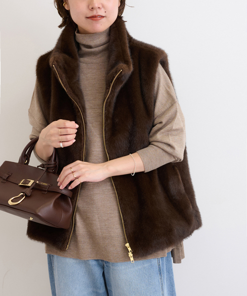 スタンドカラーファーベスト（その他アウター）｜JOURNAL STANDARD