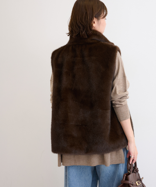 スタンドカラーファーベスト（その他アウター）｜JOURNAL STANDARD