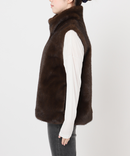 スタンドカラーファーベスト（その他アウター）｜JOURNAL STANDARD