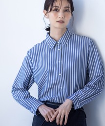 ストライプシャツ【シワになりにくい】