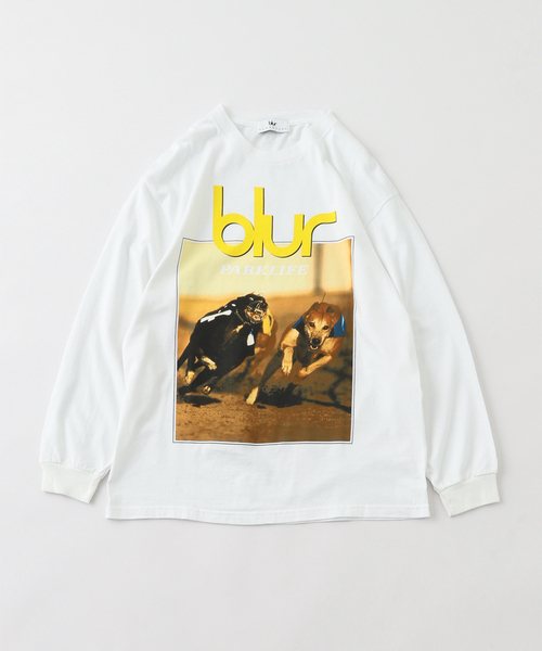 F-LAGSTUF-F（フラグスタフ）の「F-LAGSTUF-F / フラグスタフ L/S TEE(xblur)（Tシャツ/カットソー・メンズ・ホワイト/ブラック・MEDIUM/LARGE）」の2枚目の写真