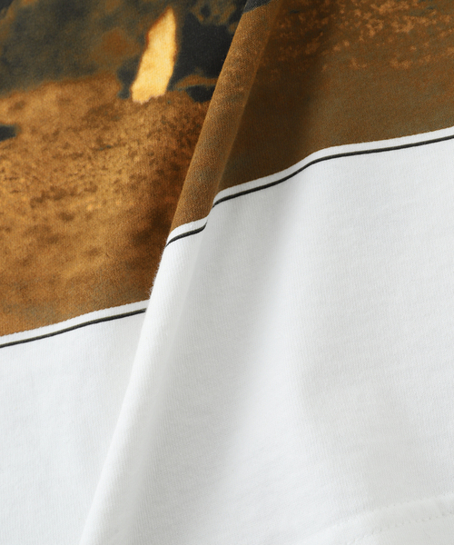 F-LAGSTUF-F（フラグスタフ）の「F-LAGSTUF-F / フラグスタフ L/S TEE(xblur)（Tシャツ/カットソー・メンズ・ホワイト/ブラック・MEDIUM/LARGE）」の7枚目の写真