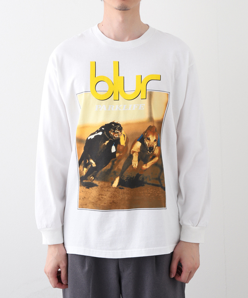 F-LAGSTUF-F（フラグスタフ）の「F-LAGSTUF-F / フラグスタフ L/S TEE(xblur)（Tシャツ/カットソー・メンズ・ホワイト/ブラック・MEDIUM/LARGE）」の9枚目の写真