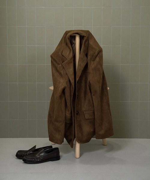 lawgy（ラウジー）の「line switching brushed tailored jacket