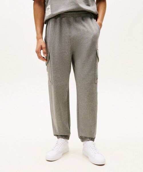 TOMMY HILFIGER（トミーヒルフィガー）の「MODERN ATHLETICヘビーツイルカーゴスウェットパンツ（スウェットパンツ・メンズ・グレー/ブラック・X-SMALL/LARGE/MEDIUM/SMALL/X-LARGE）」の2枚目の写真