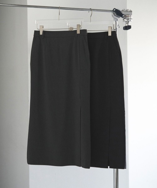 anuke(アンヌーク)の「anuke Heather Stretch Middleskirt(スカート・レディース・ダークグレー/グレー・36/38)」の4枚目の写真