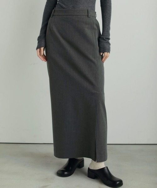 anuke(アンヌーク)の「anuke Heather Stretch Middleskirt(スカート・レディース・ダークグレー/グレー・36/38)」の7枚目の写真